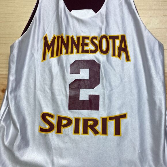Minnesota Golden Gophers Jersey Small White Maroon Basketball Reversible - Picture 4 of 16